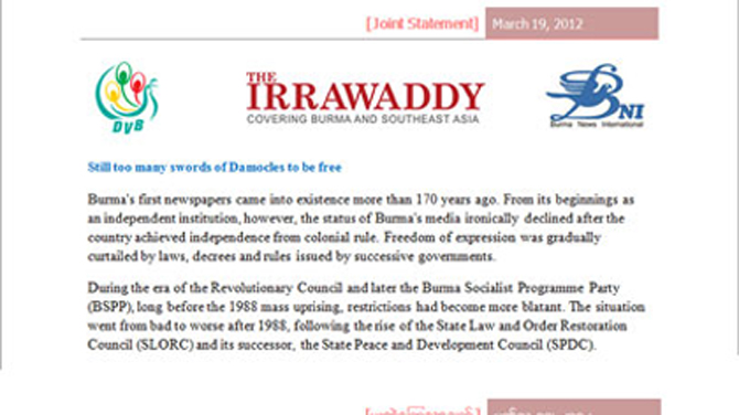 Irrawaddy news